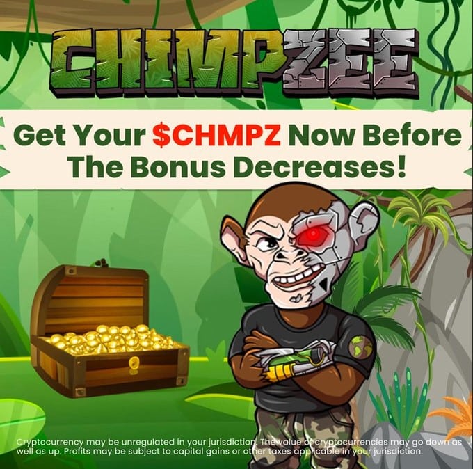 chimpzee chmpz jeton bonus